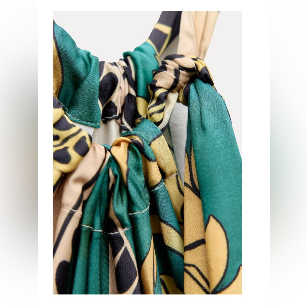 Zara Women Collection halter neck printed dress - Picture 5 of 7